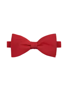 Галстук-бабочка из чистого шелка Blick, красный