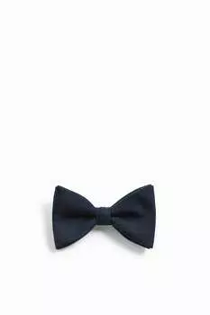 Галстук-бабочка из шелка ZARA, синий