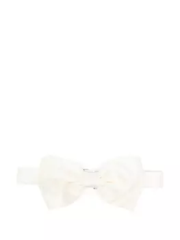 Галстук-бабочка из твила Lardini, нейтральный