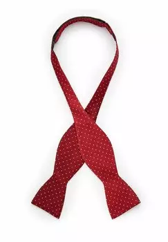 Галстук-бабочка SELF-TIED DOTTED John Henric, темно-красный