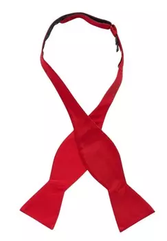 Галстук-бабочка SELF-TIED SOLID John Henric, красный