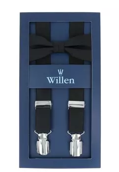 Галстук-бабочка SET UNI WILLEN, черный