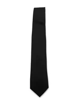 Галстук Canali из шелка, черный