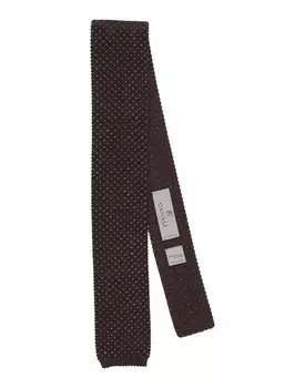 Галстук Canali, темно-коричневый