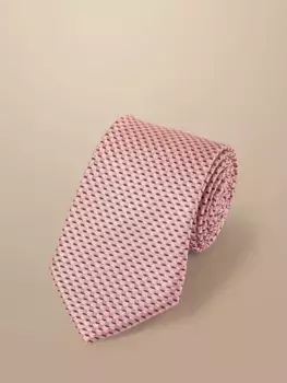 Галстук Charles Tyrwhitt Stain-Resistant Silk, цвет light pink