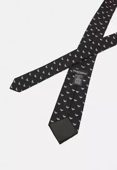 Галстук CRAVATTA Emporio Armani, черный