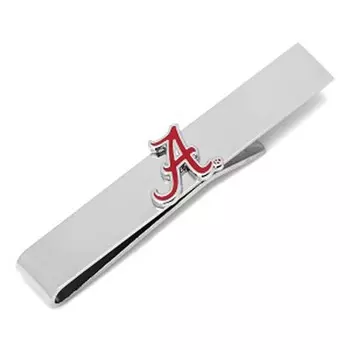Галстук Cufflinks Alabama Crimson Tide, малиновый