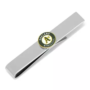 Галстук Cufflinks Oakland Athletics, зеленый