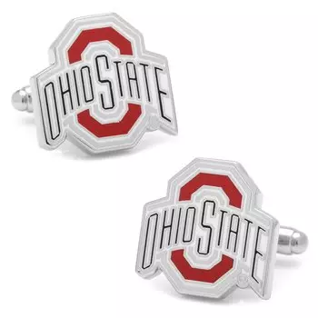 Галстук Cufflinks Ohio State Buckeyes