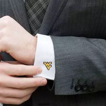 Галстук Cufflinks West Virginia Mountaineers