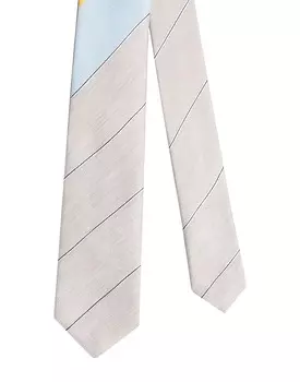 Галстук Dunhill, светло-серый
