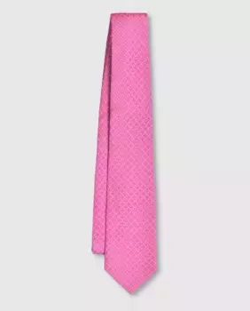 Галстук из 100% жаккардового шёлка Olimpo, цвет Azul Medio