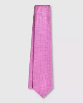 Галстук из 100% жаккардового шёлка Olimpo, фиолетовый