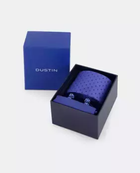 Галстук из натурального шелка Dustin, красный