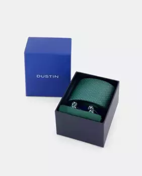 Галстук из натурального шелка Dustin, темно-синий