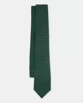 Галстук из натурального шелка Dustin, темно-синий