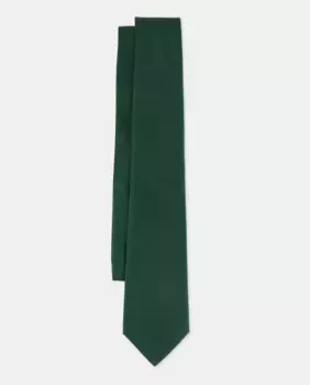 Галстук из натурального шелка Dustin, зеленый