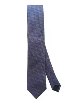 Галстук из натурального шелка синего цвета Victorio & Lucchino, синий