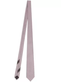 Галстук из шелка Brioni, розовый