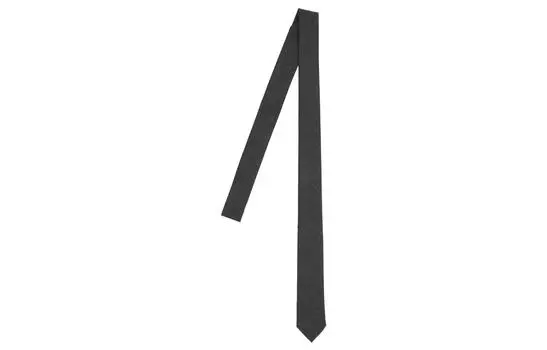 Галстук из твила с полосками Super 120s THOM BROWNE, серый