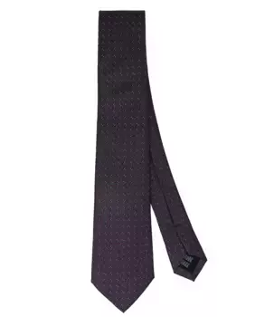 Галстук из высококачественного шелка бордового цвета с принтом Hermesian Pertegaz, гранатовый