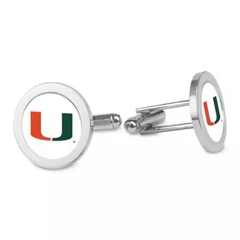 Галстук Jardine Miami Hurricanes, серебряный