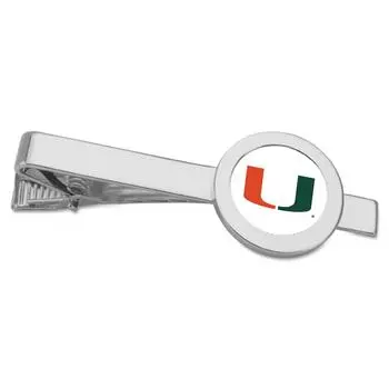 Галстук Jardine Miami Hurricanes, серебряный