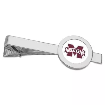 Галстук Jardine Mississippi State Bulldogs, серебряный