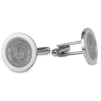 Галстук Jardine Northeastern Huskies, серебряный