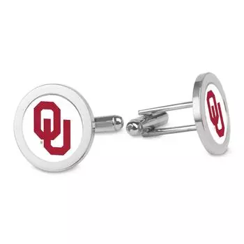 Галстук Jardine Oklahoma Sooners, серебряный