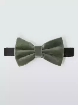 Галстук John Lewis Velvet Bow, цвет sea/foam