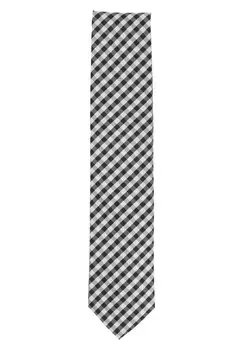 Галстук KARIERT 8CM BREIT Fabio Farini, черный