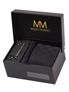 Галстук Massi Morino, черный