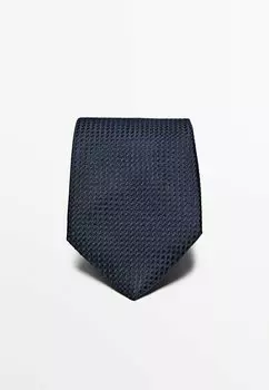 Галстук Massimo Dutti, темно-синий
