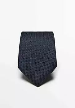 Галстук Massimo Dutti, темно-синий