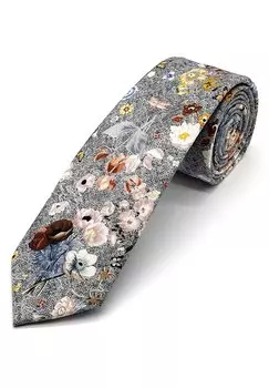 Галстук MIT FLORALEM DRUCK Prince Bow Tie, серый