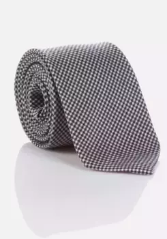 Галстук MONTI необычного весенне-летнего дизайна, черный