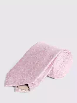 Галстук Moss Pink Floral, розовый