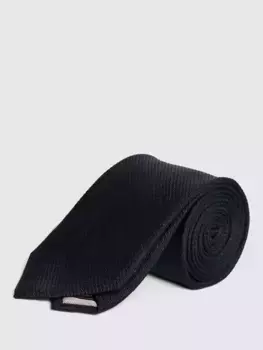 Галстук Moss Silk Semi Plain, темно-синий