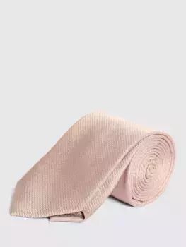 Галстук Moss Silk Semi Textured, розовый