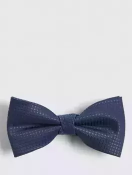 Галстук Moss Textured Bow, синий