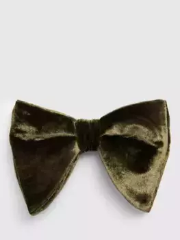 Галстук Moss Velvet Bow, хаки