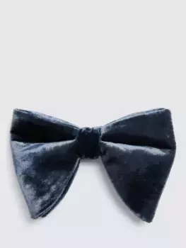 Галстук Moss Velvet Bow, синий