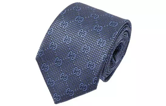 Галстук мужской Gucci с узором, синий