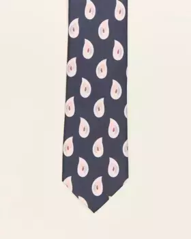Галстук мужской тёмно-синий PuroEgo