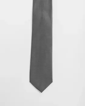 Галстук мужской в горошек PuroEgo, темно-серый