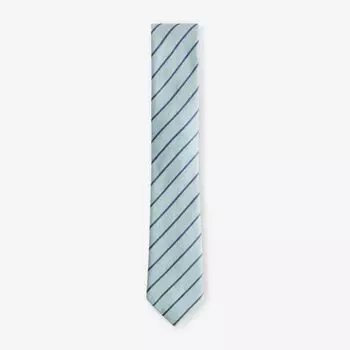 Галстук niels из льна и смесового шелка в полоску Ted Baker, желтый