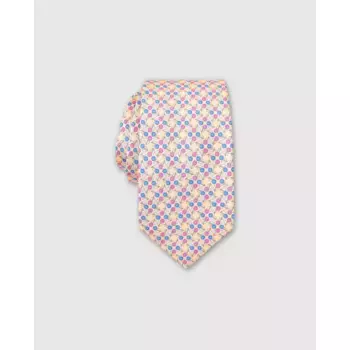 Галстук Олимпо разноцветный шелковый Olimpo, мультиколор