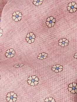 Галстук Osterley 7,5 см из шелка с цветочным принтом FAVOURBROOK, розовый