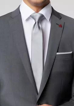 Галстук ROY ROBSON, серый металлик